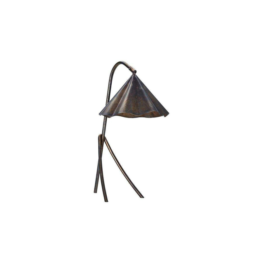 House Doctor Tischlampe Flola in Antik Braun im Industriestil, Höhe: 50 cm - Bild 1