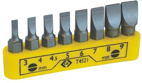 C.K T4521 Bit-Set 8-teilig Schlitz Multicolor - Bild 1