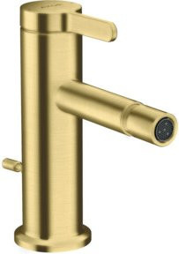 Hansgrohe Axor One Bidet-Einhebelmischer in Brushed Nickel mit Zugstangenablauf - Bild 1