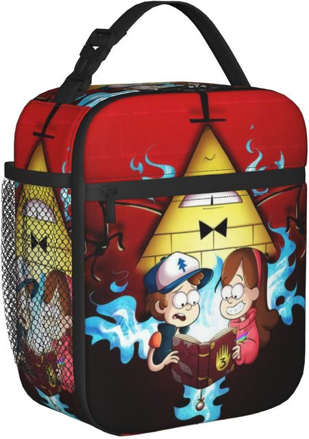 Isolierte Lunchtasche Gravitys Falls von Fancy Style Studio in Multicolour - Bild 1