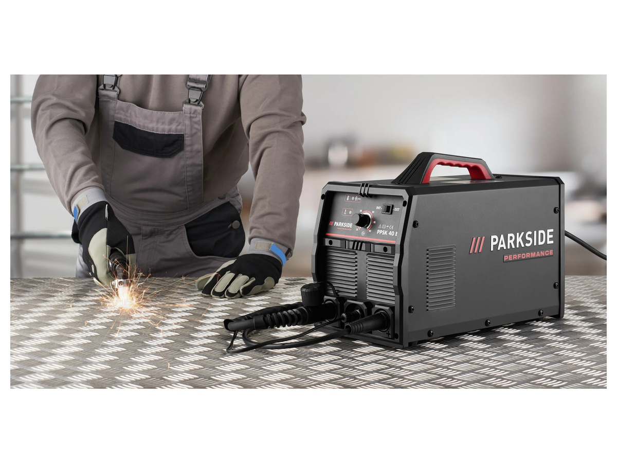 Parkside Performance Plasmaschneider PPSK 40 B2 in Schwarz mit Kompressor - Bild 2