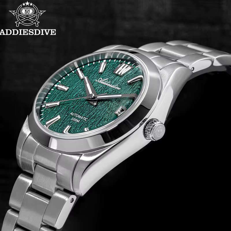 ADDIESDIVE Armbanduhr Automatik, Edelstahl, Schwarz, Herren - Bild 3