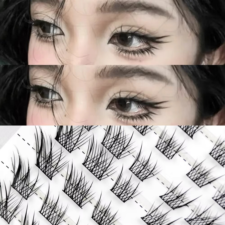 Su Daji Künstliche Wimpern, Segmentierte Nerzwimpern, Unisex - Bild 3