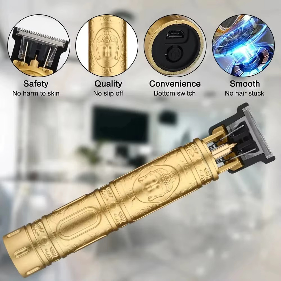 XMSJ Elektrische Haarschneidemaschine, Gold, Herren - Bild 3