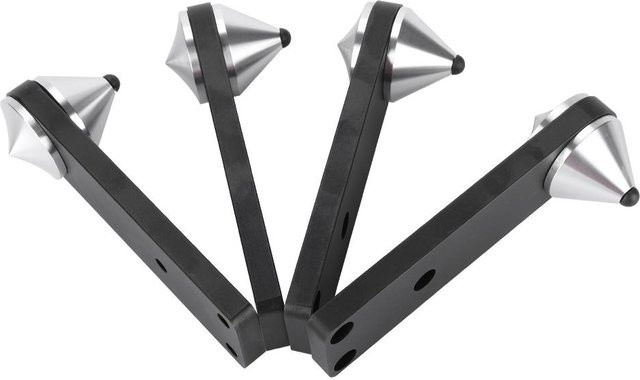 mfySpace 4er-Set Audio Lautsprecher Spikes und Subwoofer Halterungen in Schwarz - Bild 1