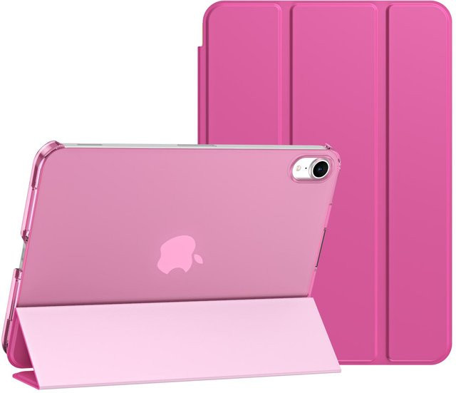 Schlanke Hartschalenhülle mit Ständerfunktion und Auto-Wake/Sleep für iPad Mini 6 und 7. Generation (A17 Pro), Rosa - Bild 1