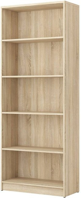 Regal 4-You Eiche Sonoma Nachbildung in Braun und Beige, B/H/T: 74 x 189,5 x 35 cm - Bild 1