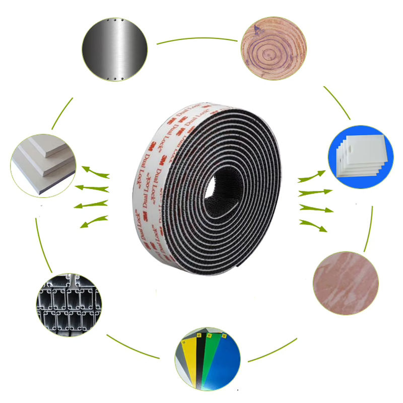 3M Dual-Lock doppelseitiges Verschluss-Klebeband in Schwarz zum Nähen von Stoffen - Bild 6