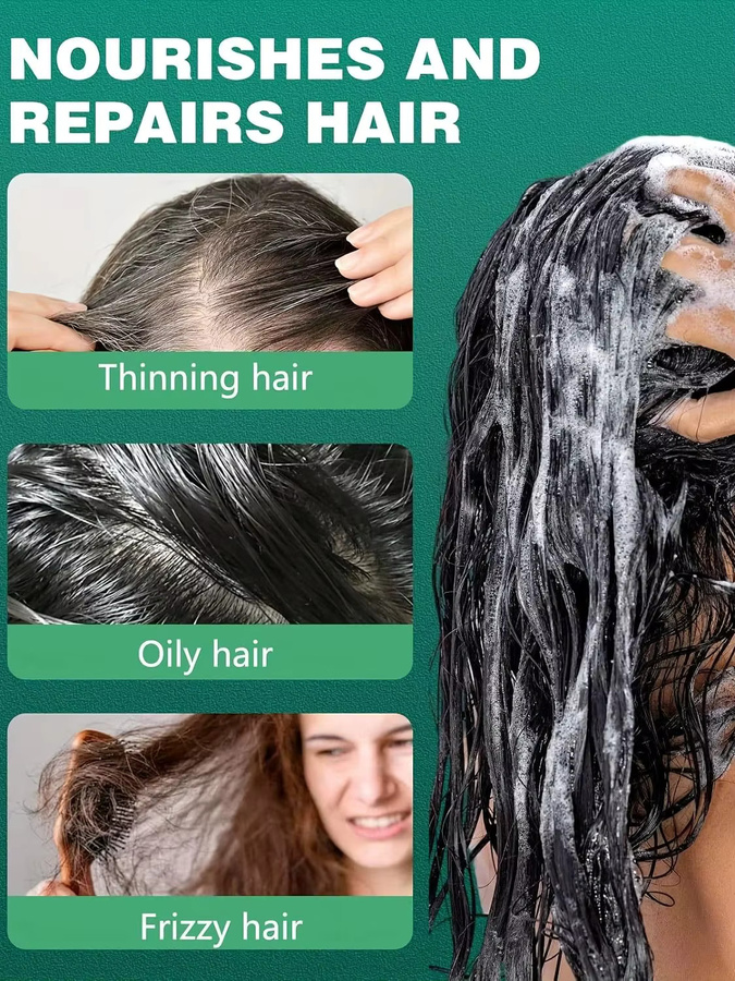 Kräuter-Shampoo-Seife, sanfte Reinigung, für alle Haartypen - Bild 6