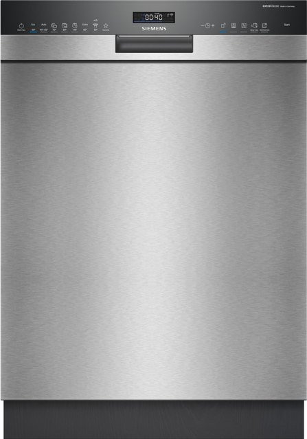 Siemens iQ500 SN45ESM0CE Unterbau-Geschirrspüler in Silber mit Aquastop und Glas-Schutzfunktion, Breite: 60 cm - Bild 1