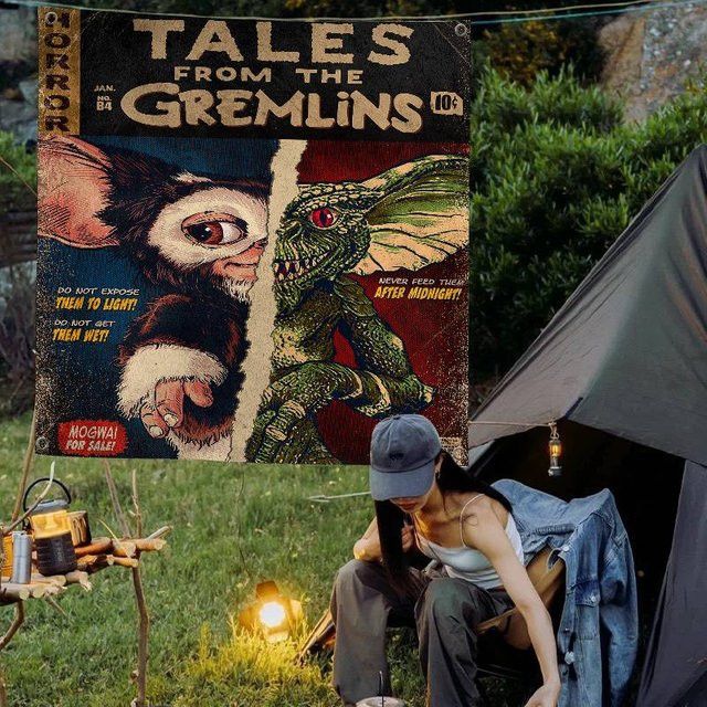 MINISO Gremlins Film Cartoon Wandbehang Banner Dekoration - Bild 1