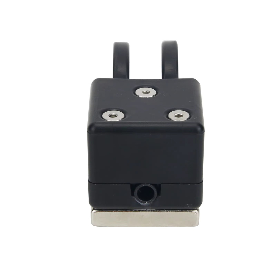 HamGeek QU-21C Mini Dual-Paddle-Taste Morse-Telegraphentaste CW-Taste mit automatischer Magnetabsorption in Schwarz - Bild 2