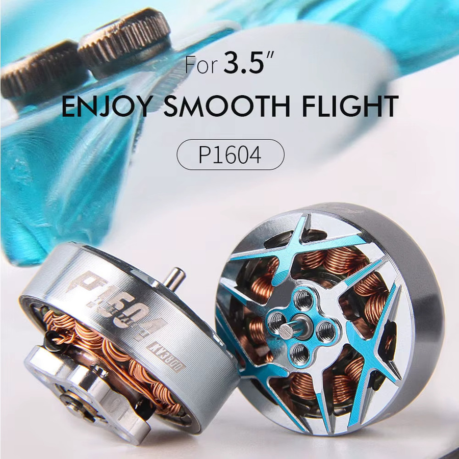 T-MOTOR P1604 Bürstenlose Motoren Set, 4 Stück, Farbe: Silber, 1,5mm Welle, für RC FPV Freestyle 3,5 Zoll Drohnen unter 250g - Bild 2