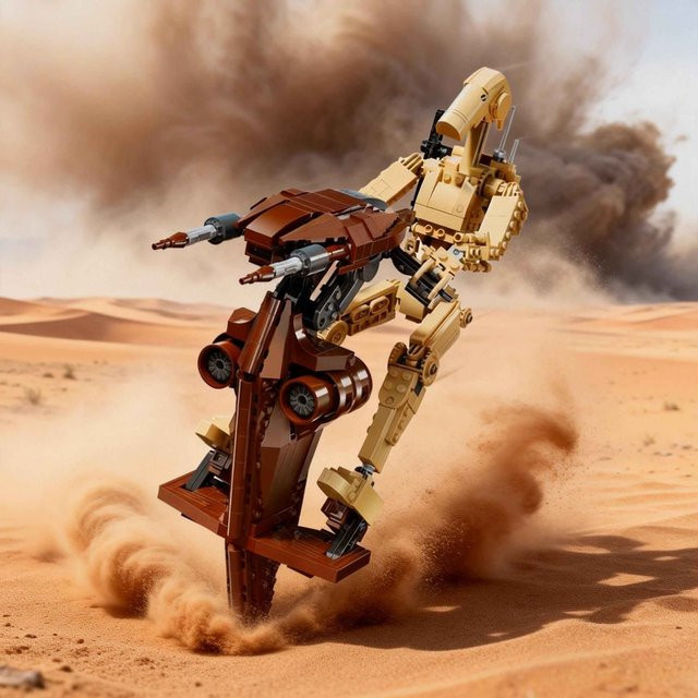 GSF Konstruktionsroboter Weltraum, Bausatz, 1088 Teile - Bild 1