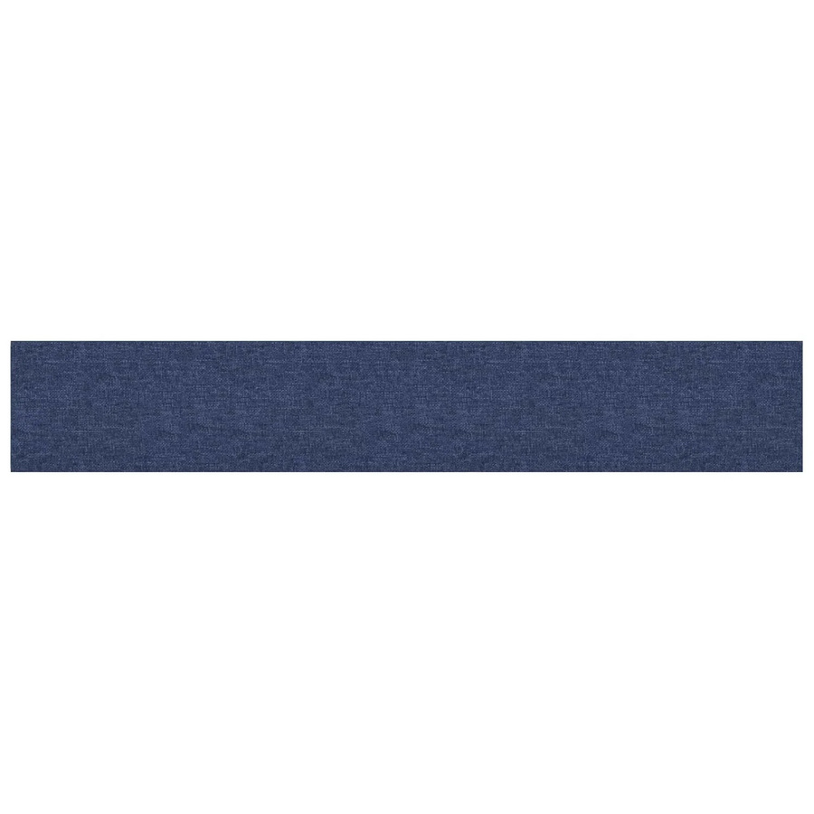 vidaXL Wandkopfteile 12er Set Blau aus Stoff, B/H: 90 x 15 cm - Bild 2