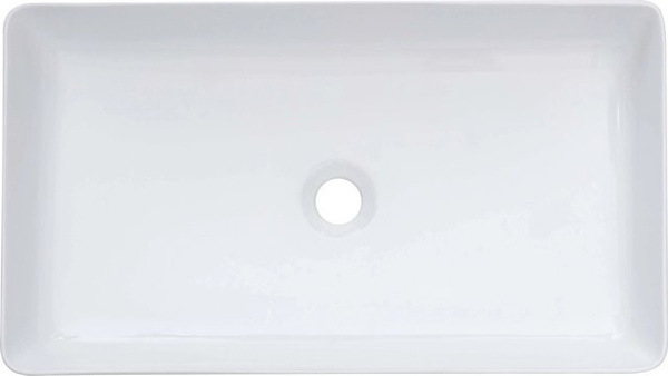 baliv Aufsatzwaschbecken WBA-7090 in Weiß, Breite: 61 cm, Tiefe: 34,5 cm