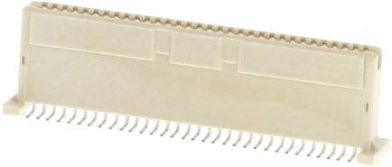 Molex Mezzanine-Steckverbinder mit 64 Polen, Rastermaß 1 mm, Farbe Weiß, Goldkontakte - Bild 1