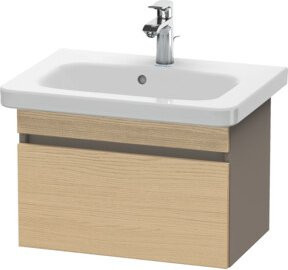 Duravit Waschtischunterschrank DuraStyle in Ei natur matt mit 1 Auszug, B/T/H: 58 x 36,8 x 39,8 cm - Bild 1