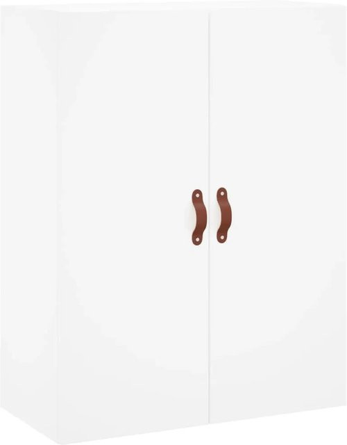 vidaXL Wandschrank Weiß Modern mit Scharniertüren B/T/H: 69,5 x 34,0 x 90,0 cm - Bild 1