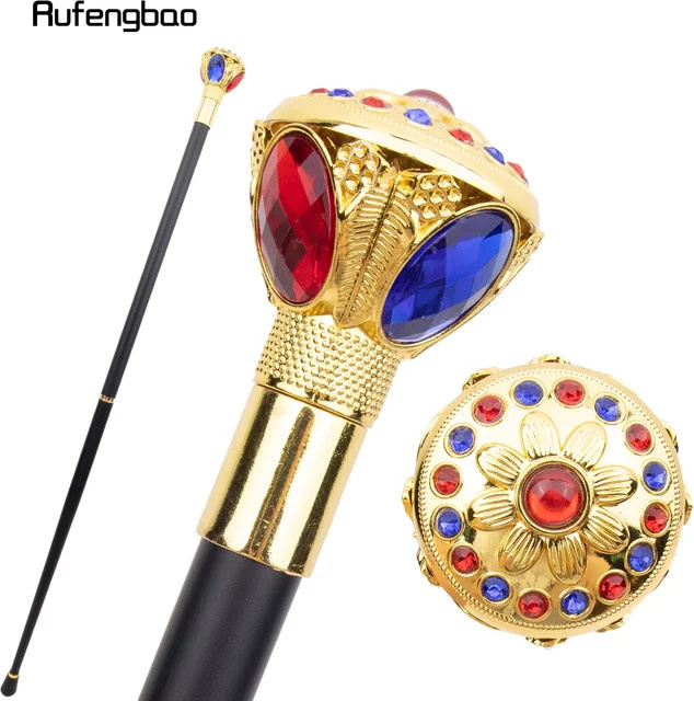 Rufengbao Blumenkugel Dekorationsstäbe in Gold, Rot und Blau für Party, Halloween und Cosplay - Bild 1