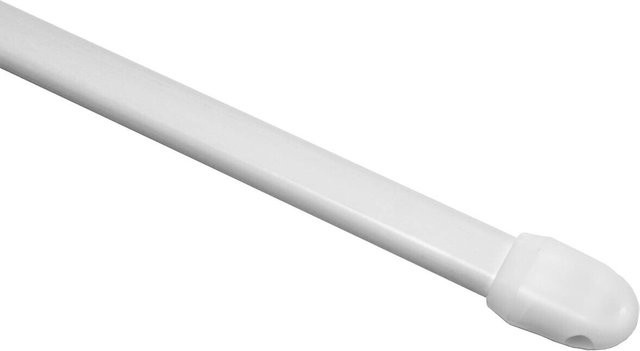 Boviva Vitragenstange aus Metall in Weiß, ausziehbar von 100 bis 120 cm - Bild 1