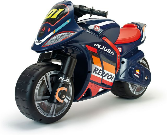 INJUSA Repsol Moto Laufrad Rutscherfahrzeug ab 4-7 Jahre schwarz - Bild 1