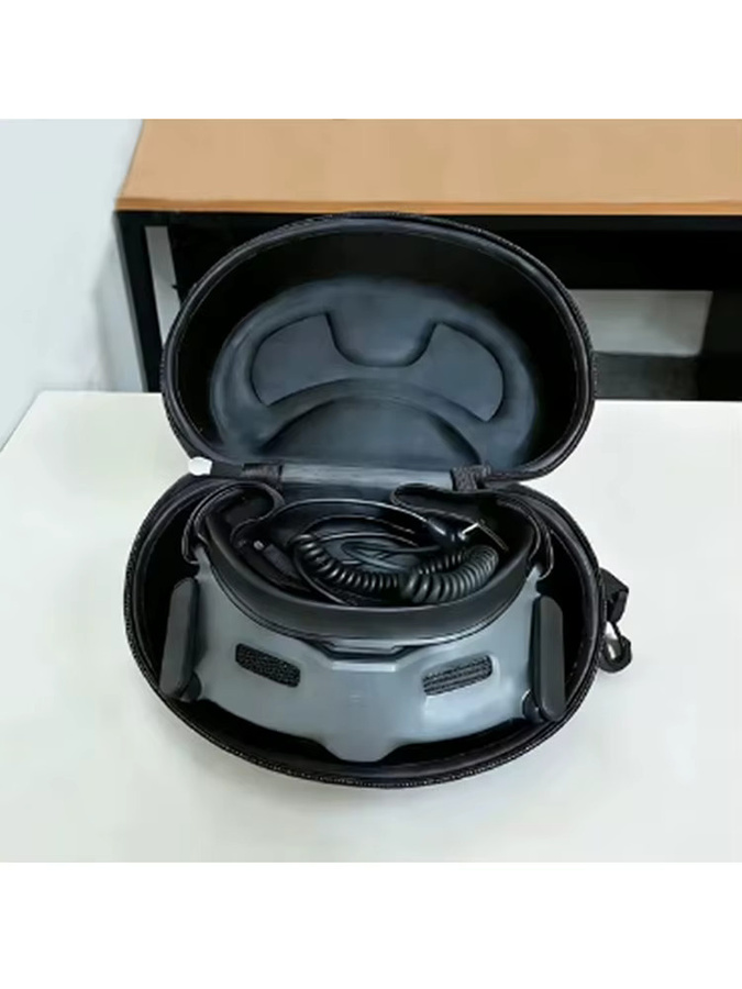 YUENHOANG Tragbare Aufbewahrungstasche für DJI Goggles 2 und Goggles 3, Kratzfeste Hartschalen-Schutzhülle, Schwarz - Bild 5
