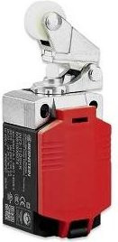 BERNSTEIN Positionsschalter IN73-20 DGHK 6081000040 mit Winkelrollenhebel in Rot, 240 V/AC und 24 V/DC, 5A, tastend, Schutzart IP66 und IP67 - Bild 1