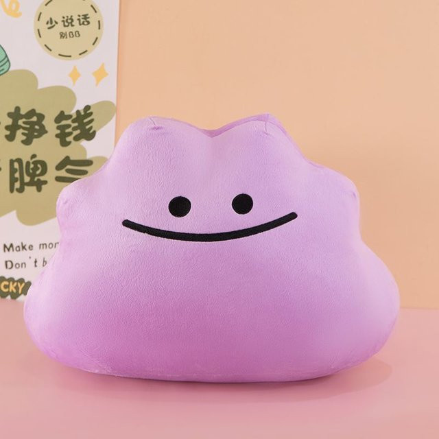 Aoger Pokémon Ditto Plüschkissen lila wolkenförmiges Stofftier - Bild 1
