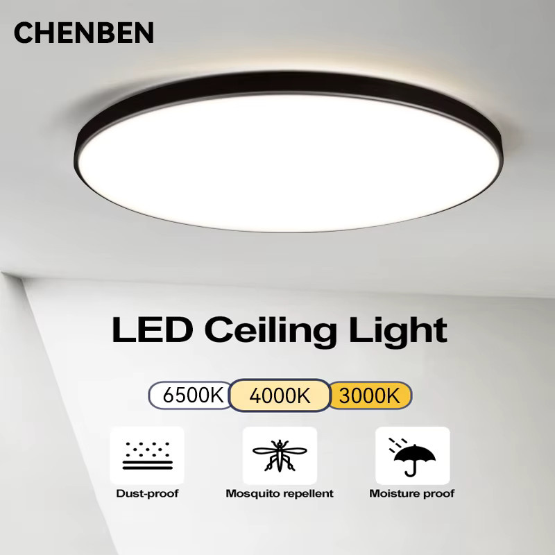 Moderne LED Deckenleuchte CANMEIJIA in Weiß für Schlafzimmer, Küche und Flur - Bild 3