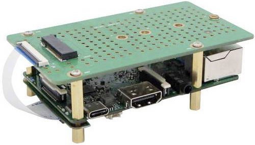 Radxa RockPi M.2 Extend v1.4 Shield NVMe/M.2 Erweiterung in Grün für Rock Pi Entwicklungskits - Bild 1