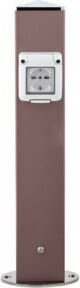 COLORTAP Stele Electropoint Bodenstele aus Aluminium in Bronze - Bild 1