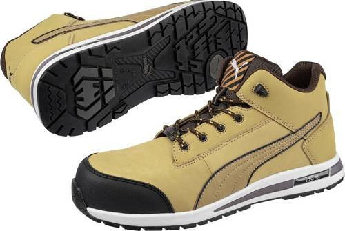 Puma Safety Sicherheitsschuh Dash Wheat Mid S3S in Beige, Größe 40 - Bild 1