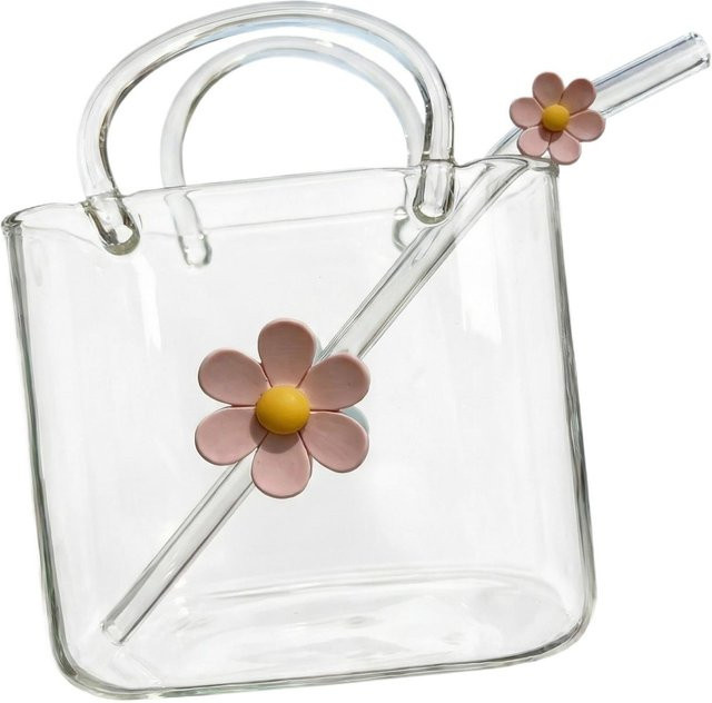 YiGeiWoLiGiaoGiao Cocktailglas Set aus Glas mit Tablett, transparent, 770 ml - Bild 1