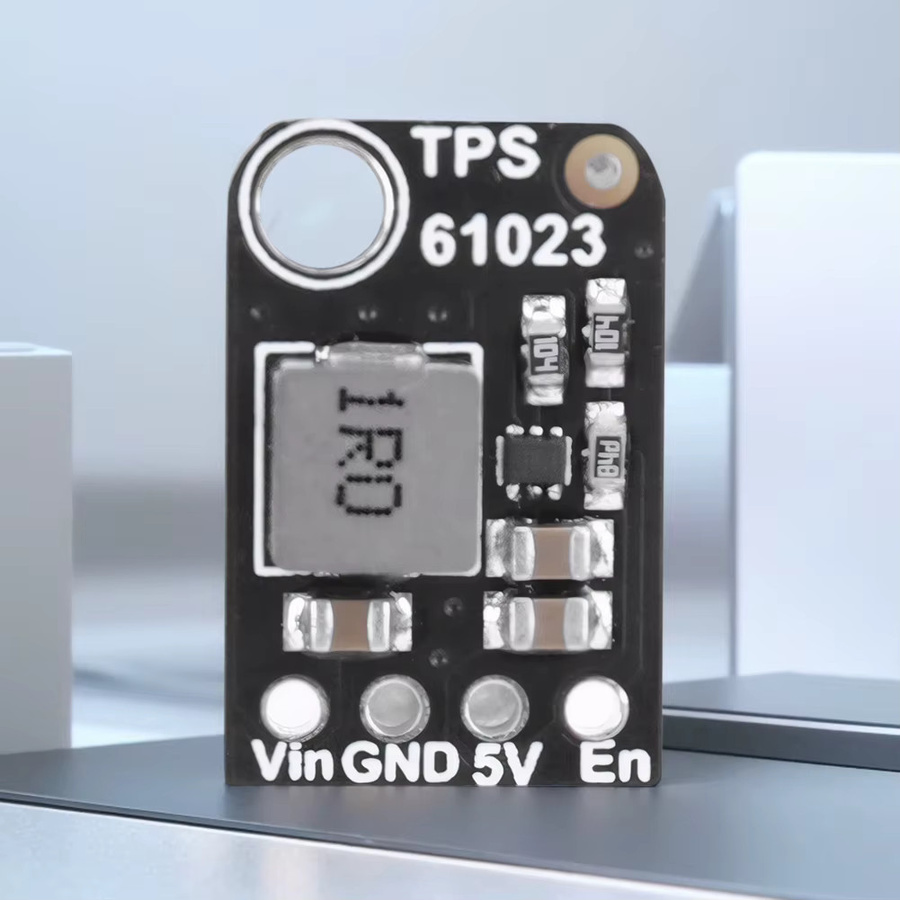 ALLOET TPS61023 Mini-Boost-Modul 5V 1A Spannungsregler in Schwarz mit PFM-Betriebsmodus zur Umwandlung von 2-5VDC auf 5V - Bild 3