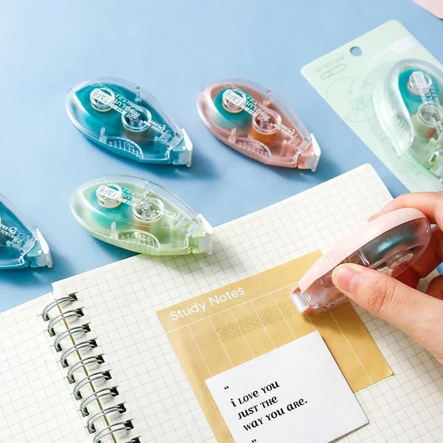 Journamm Doppelseitiges Klebeband mit Punktmuster für Scrapbooking und DIY, Mehrfarbig, Breite: 8 mm, Länge: 6 m - Bild 1