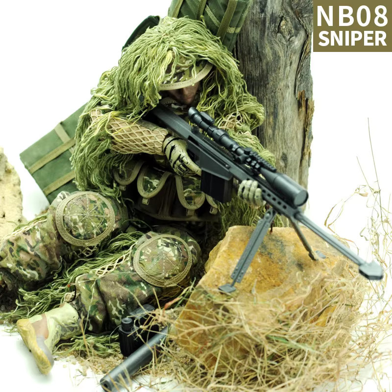 RTBXF Männlicher Soldat Gelenk-Actionfigur, Scharfschütze, Kunststoff, Einzelfigur - Bild 2