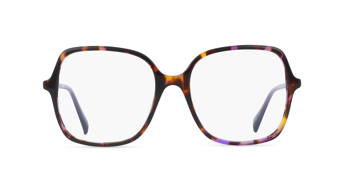 Levi’s LV 1107 Korrektionsbrille, Vollrand, Quadratisch, Acetat, braun, Damen - Bild 1