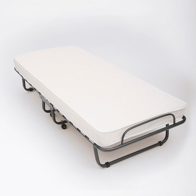 The White Stone Klappbett mit Matratze aus Waterfoam, Farbe Weiß, B/T/H: 80 x 190 x 39 cm - Bild 1