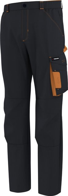 Parkside Herren Arbeitsbundhose aus Poly-Cotton in Schwarz mit Kniepolstertaschen - Bild 1