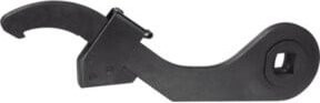 AMF Hakenschlüssel 771Md verstellbar mit Nase, 20-42 mm, brüniert, schwarz - Bild 1