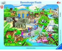 Ravensburger Puzzle Besuch im Zoo mit 45 Teilen für Puzzleanfänger - Bild 1