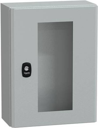 Schneider Electric PanelSeT S3DB NSYS3D4315T Schaltschrank aus Stahl in Grau, B/T/H: 30,0 x 40,0 x 15,0 cm - Bild 1
