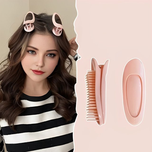 Lockenwickler für Damen, Pony Flauschiger Haar Clip - Bild 1