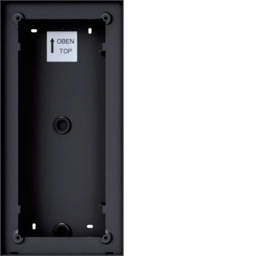 Hager REW407X Gehäuse Aufputz Schwarz B: 31,9 cm, H: 15,4 cm, T: 4,25 cm - Bild 1