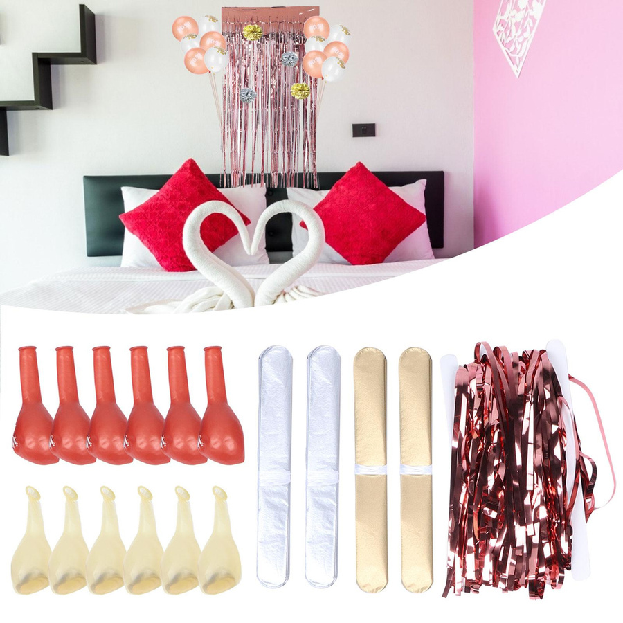 KONNWEI Luftballon-Set aus Latex mit Pailletten in Multicolour für Geburtstag und Hochzeitsfeier - Bild 3