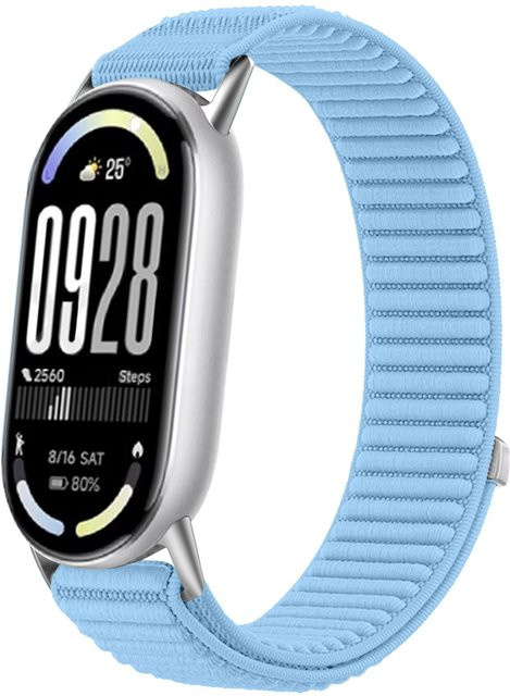 MY-CASE Uhrenarmband Xiaomi Mi Band 10 9 8, Nylon, blue, Unisex - Bild 1
