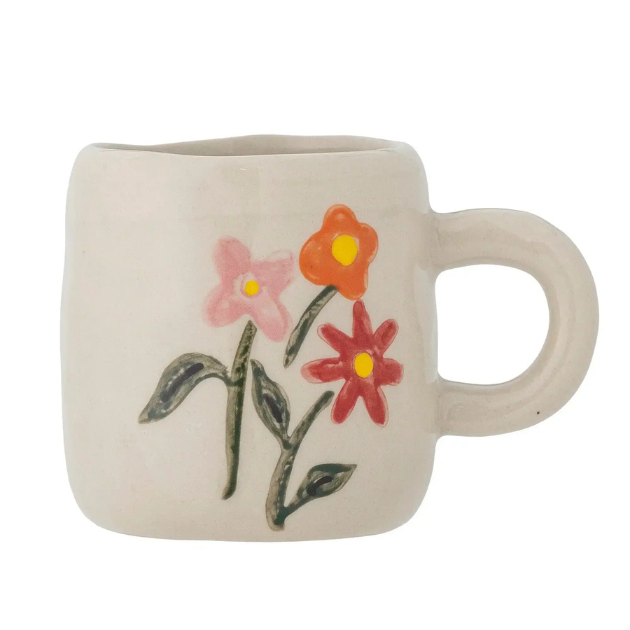 Bloomingville Mini Millie Becher aus Keramik in Beige, 110 ml - Bild 1