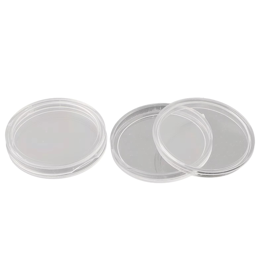 Set aus 100 transparenten Münzkapseln mit 27 mm Durchmesser und einer passenden Kunststoff-Aufbewahrungsbox zur Organisation deiner Münzsammlung - Bild 3