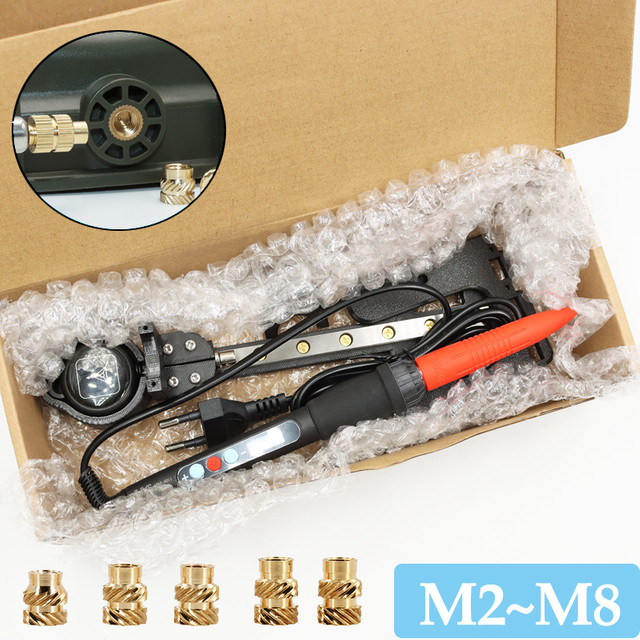 YMAX Heat Set Gewindeeinsatz M3 aus Messing für 3D-Druck DIY-Werkzeuge - Bild 1